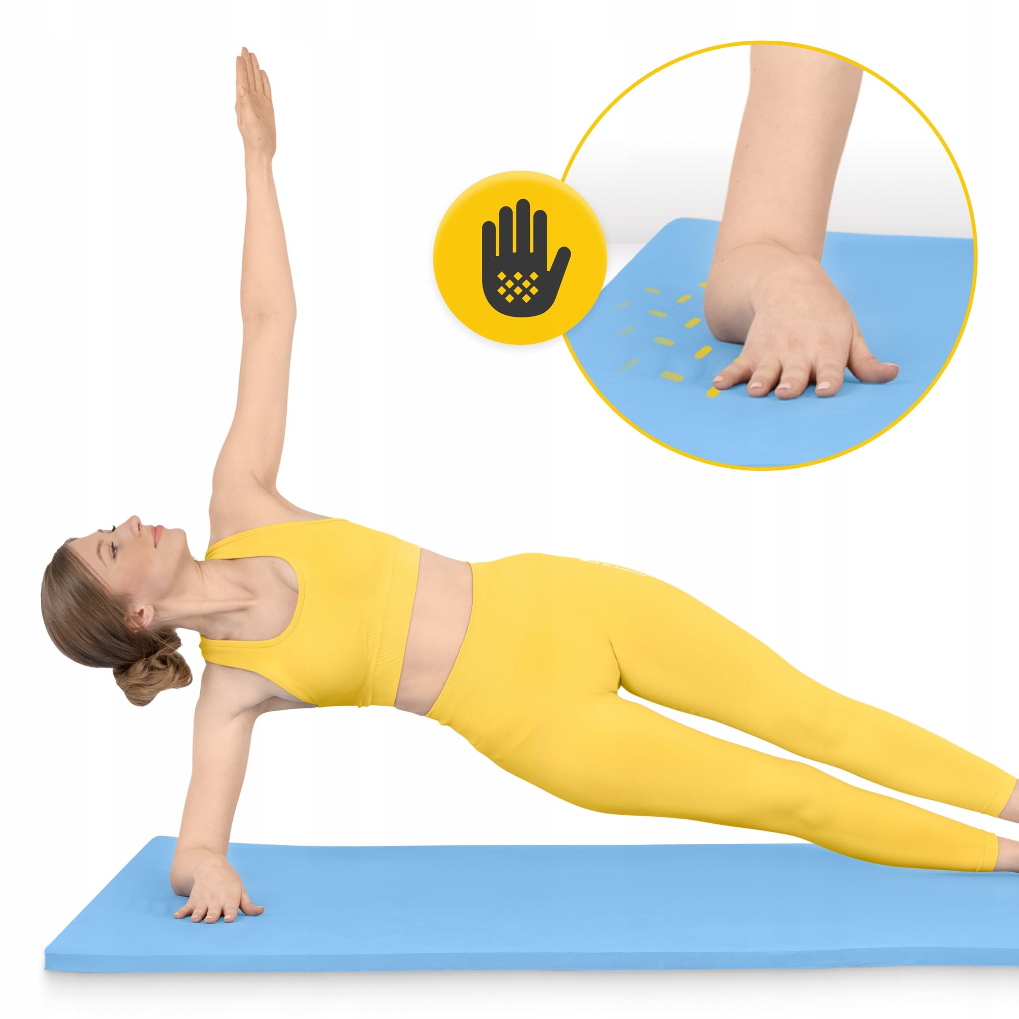 MATA GIMNASTYCZNA TRENINGOWA FITNESS DO ĆWICZEŃ JOGI GIGANT 2 m x 1,25 m