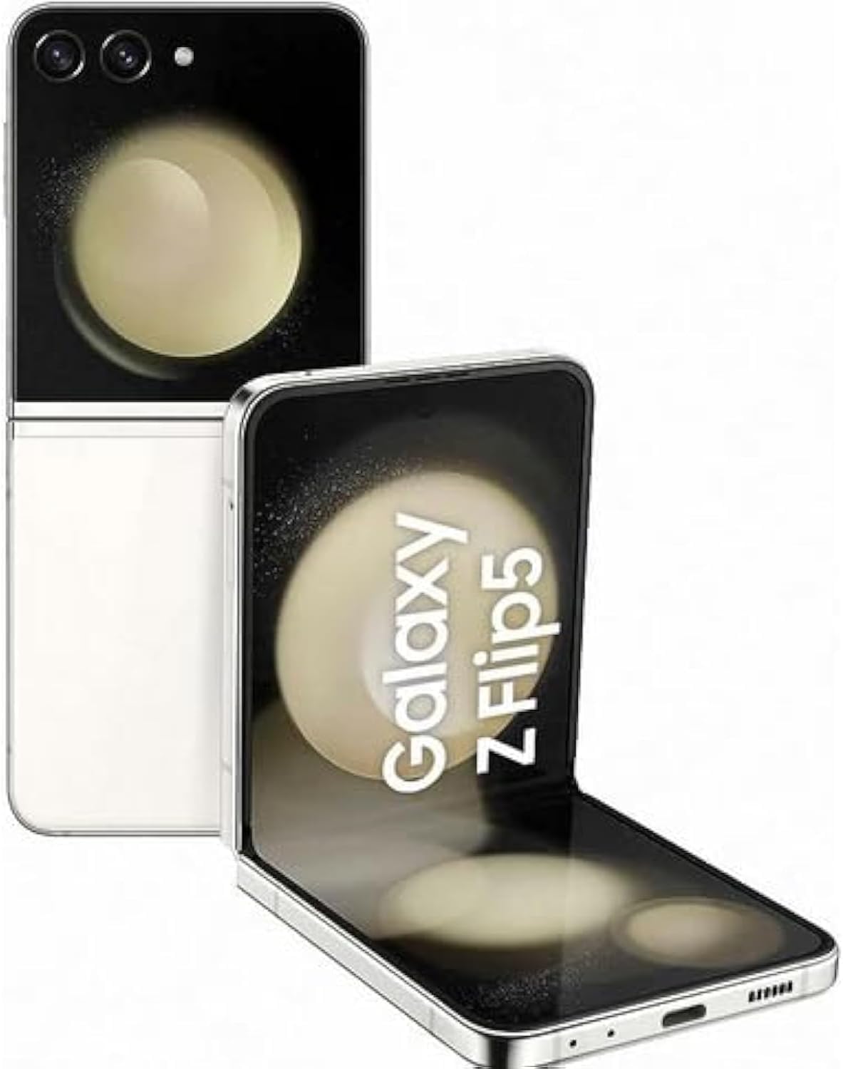 SAMSUNG Galaxy Z Flip 5 Dual SIM Cream 8GB RAM 256GB 5G - International Version, ivory