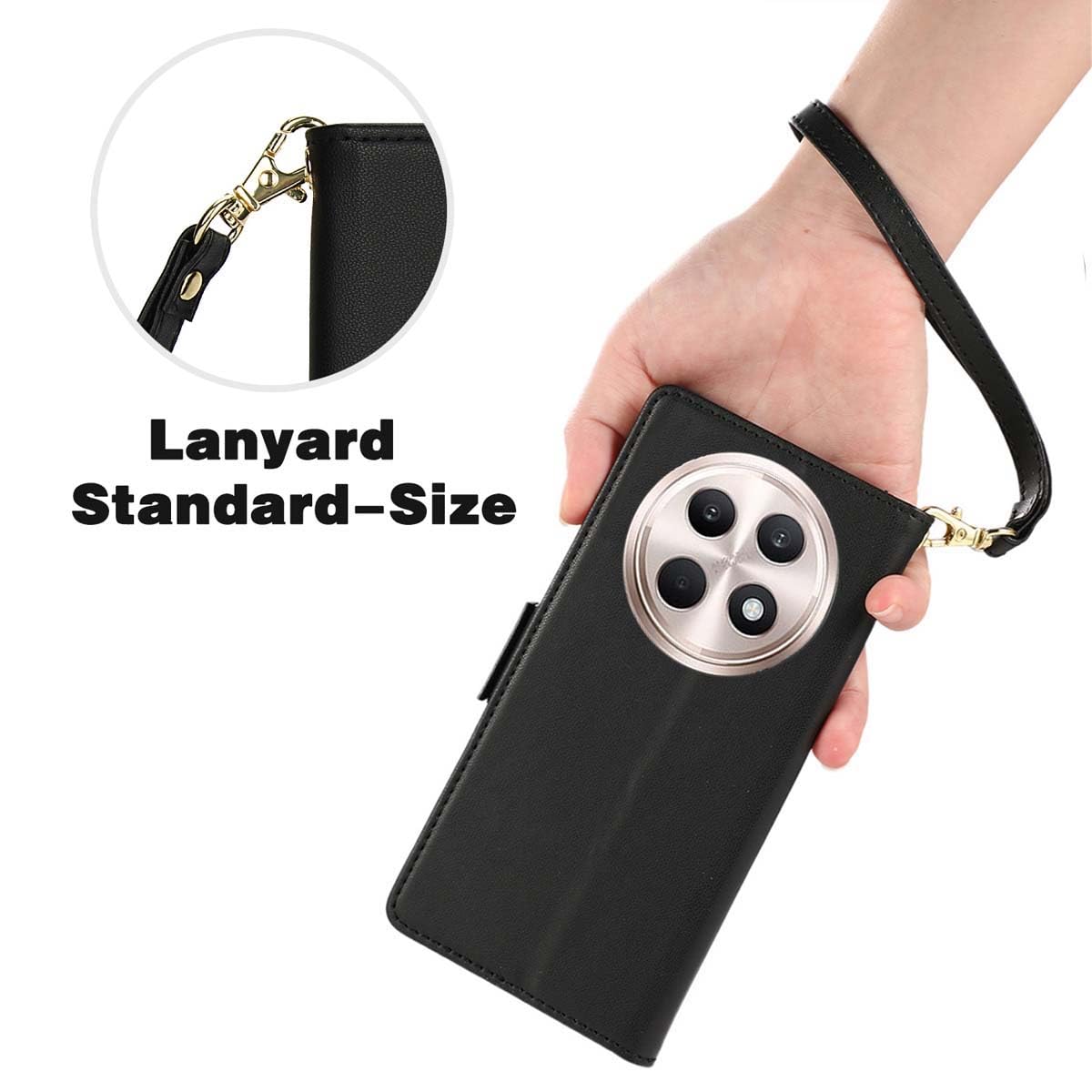 Leather Case For OPPO Reno 10 11 12 13 14 F FS Magnetic Flip Wallet Cover For Reno12 12F Reno13 Pro Reno 13F S 14F 4G 5G Fundas - 202192403 - View #13