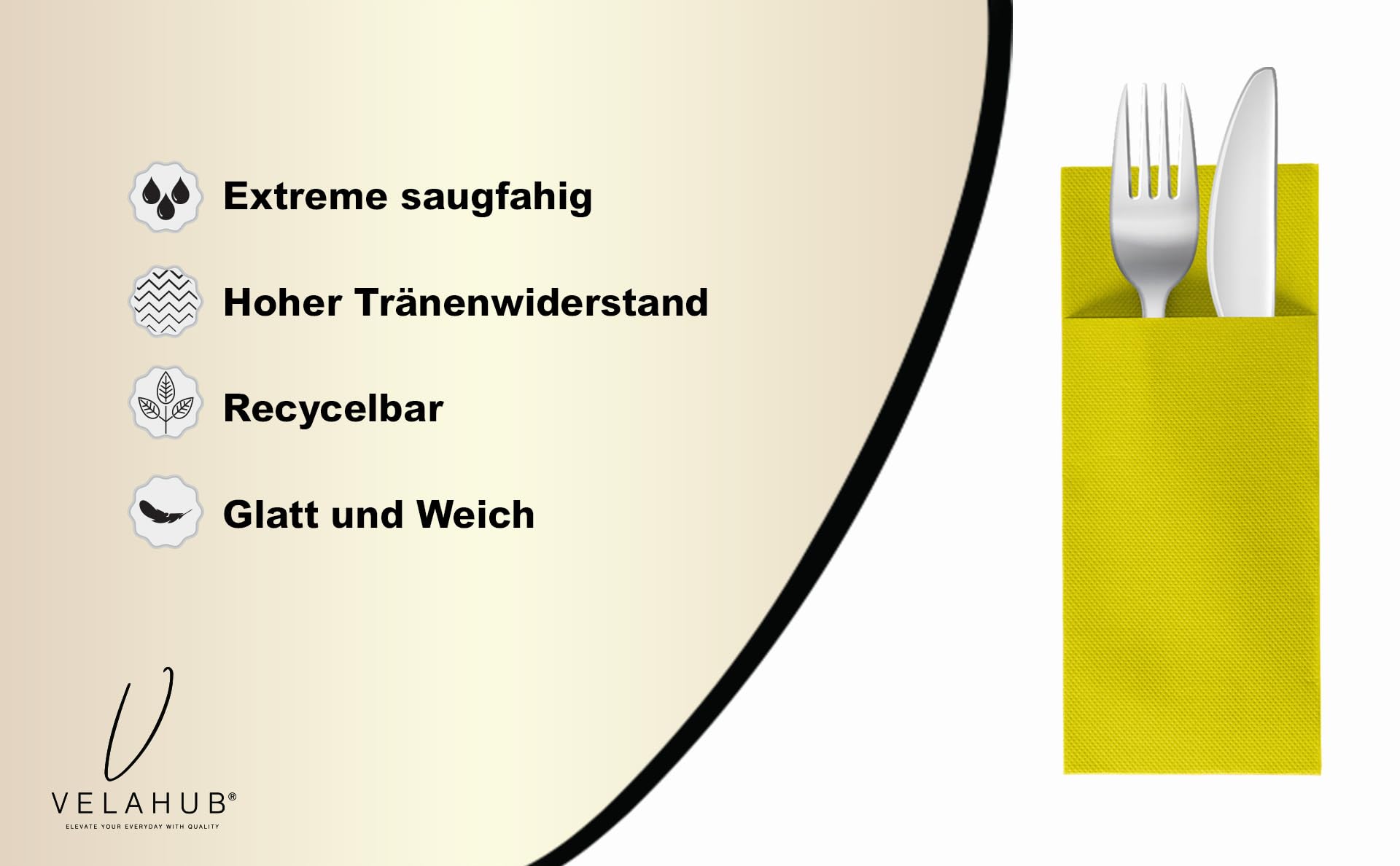 VelaHub Soft Point Servietten Burgundy - Hochwertige Einwegservietten 38x38 Cm