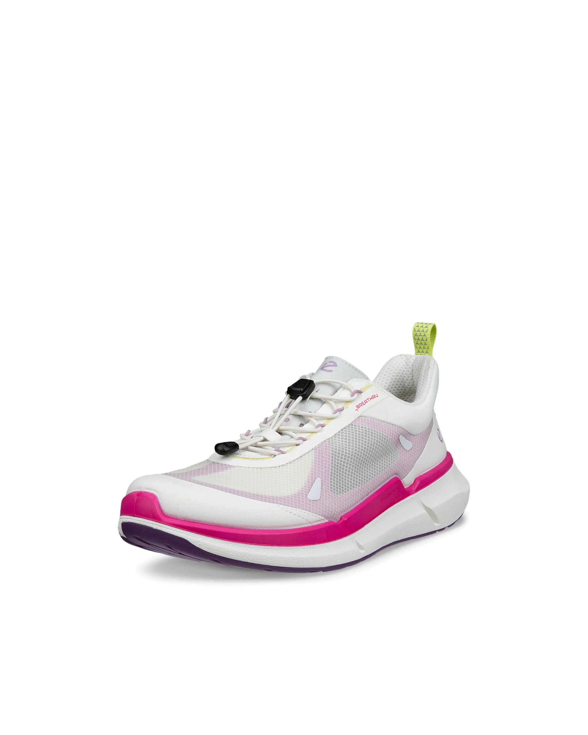 ECCO Women's Biom 2.2 Breathru Cross Trainer, White/Lavender Mist/Beetroot, 7-7.5