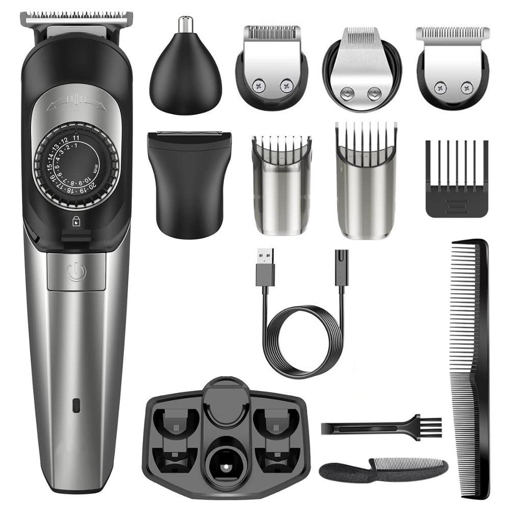 Strumento di taglio dei capelli, regolabile tutto in uno rasoio elettrico per uomo rasoio per barba ricaricabile tagliacapelli cavo senza fili