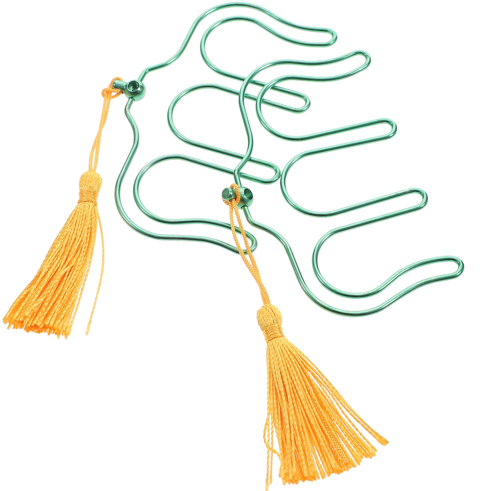 HEMOTON 5 Set Di Robusti Supporti Per Spartiti Musicali in Acciaio Clip Per Libri Porta Pagine Nappa Per Spartiti Musicali 2 Pezzi*5