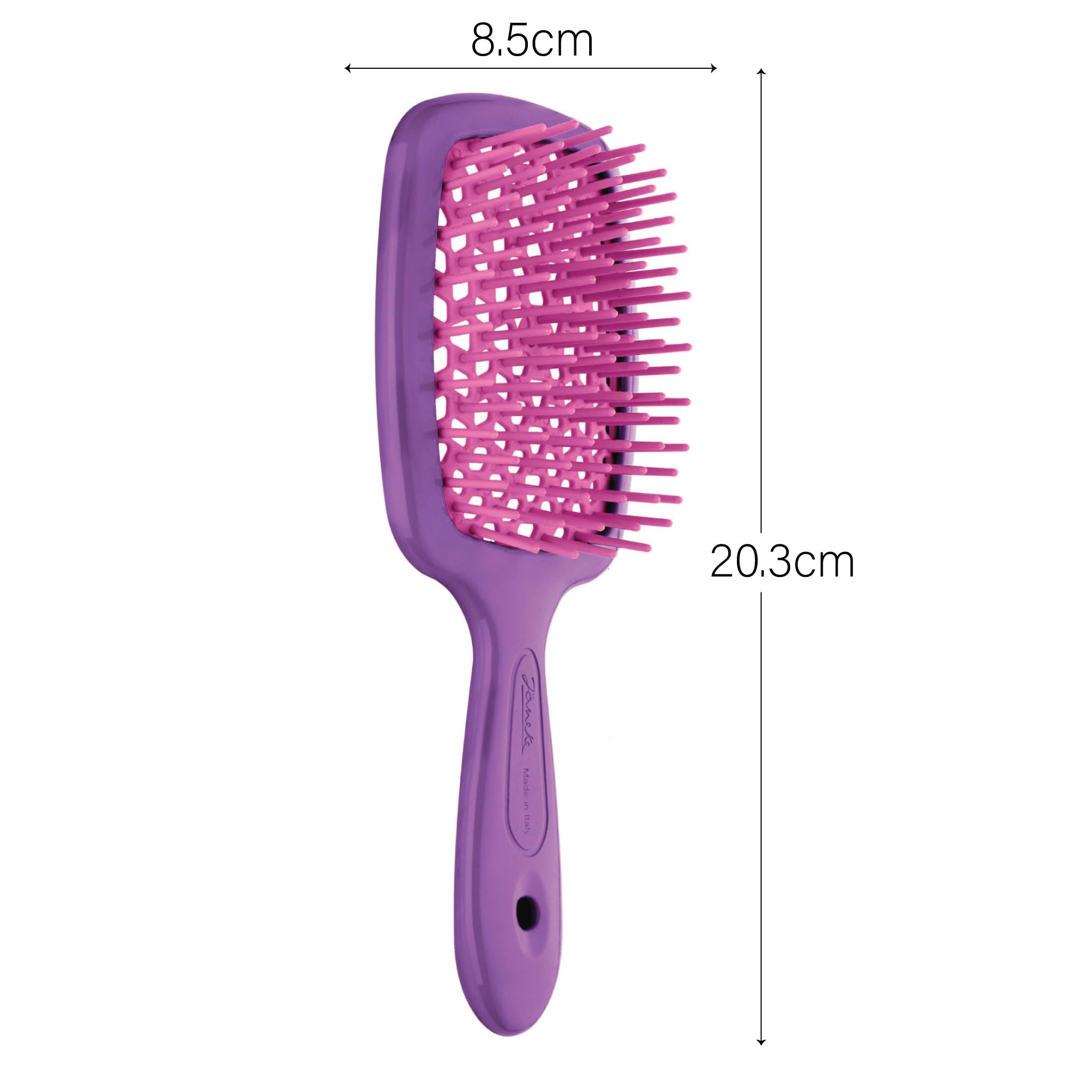 Jäneke Szczotka SUPERBRUSH Różowy/Fioletowy Rozplątany Delikatnie I Skutecznie