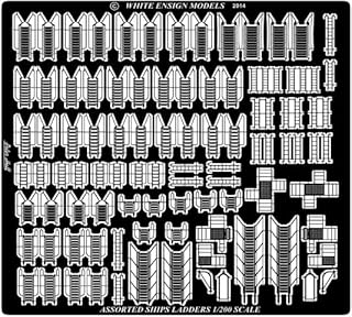 White Ensign Models 1/200 Assorted Ships Ladders Photoetch Enhacement Parts