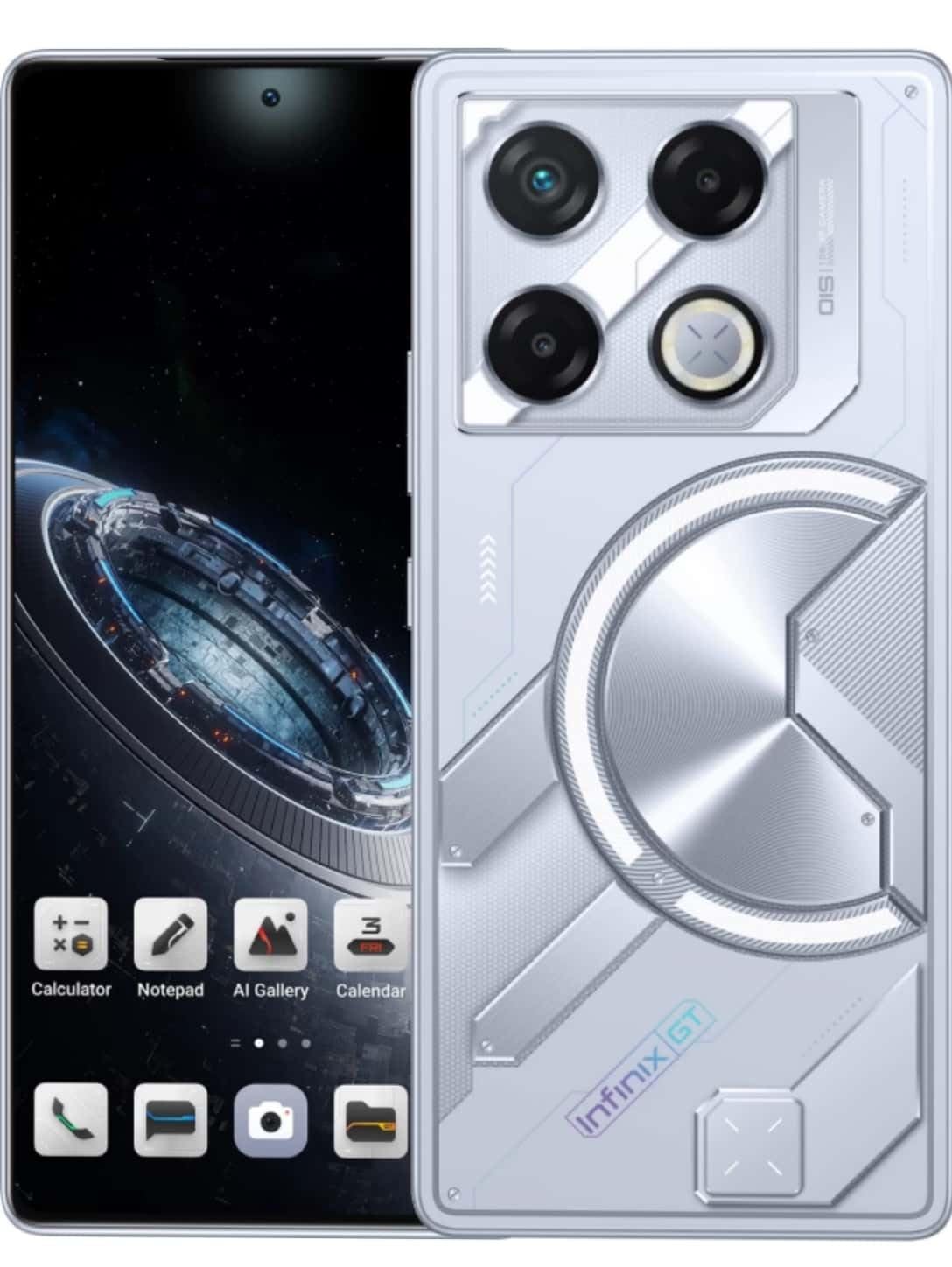 InfinixGT 20 Pro 5G Gaming Smartphone Dual Sim 256GB Blue (12GB+12GBRAM) - UAE Version (MECHA SILVER)