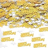 pendientes confeti oro tous Diferentes ocasiones: el confeti no solo se adapta a las decoraciones de cumpleaños de niños, niñas, hombres, mujeres, sino que también es adecuado para decoraciones de mesa, relleno de bolsas de regalo, manualidades de bricolaje, decoraciones de tarjetas de felicitación, decoraciones para envolver regalos y otras decoraciones.