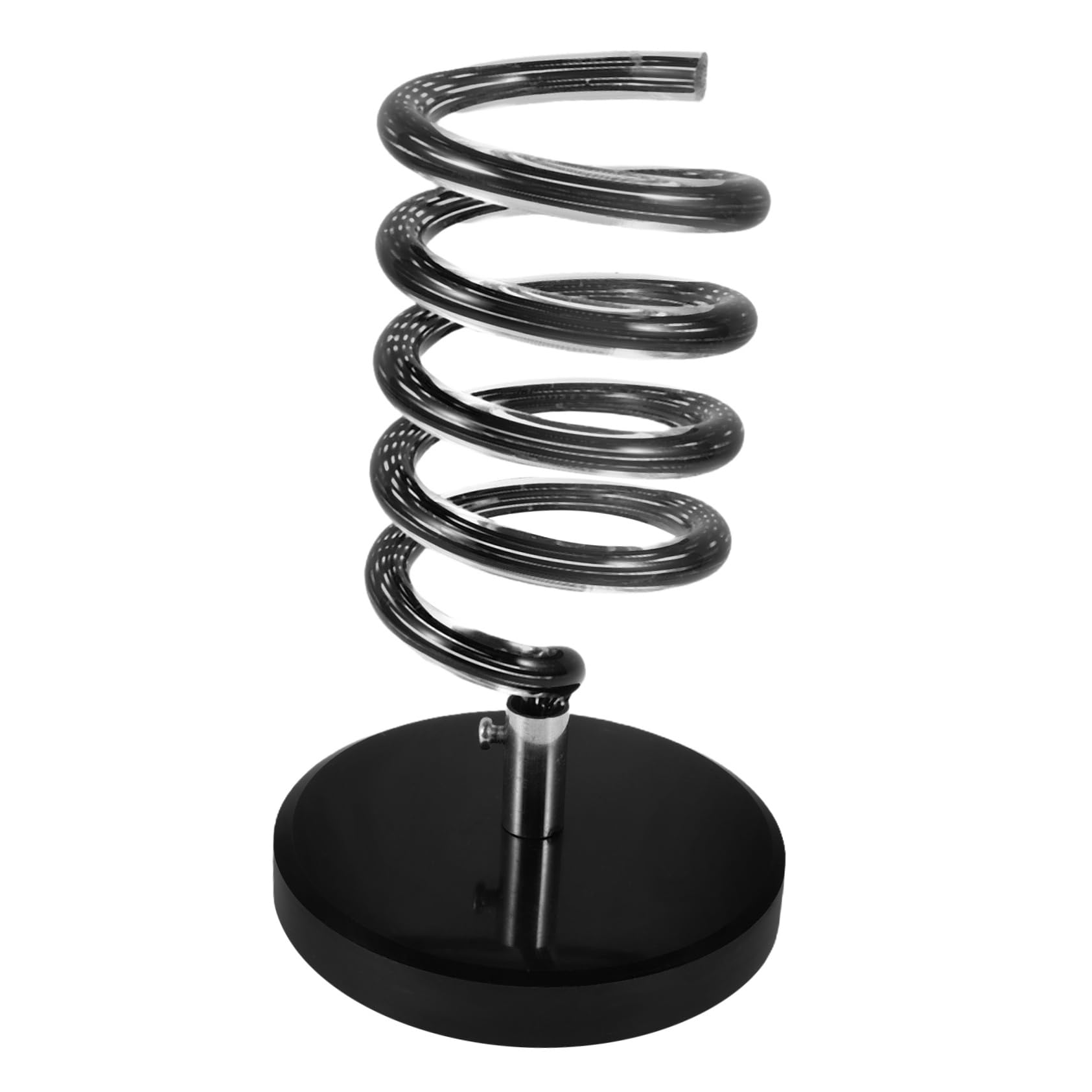 FOMIYES Spiral Hair Dryer Stand Dryer Holder Stand Countertop Organizer for Bathroom and Home Use