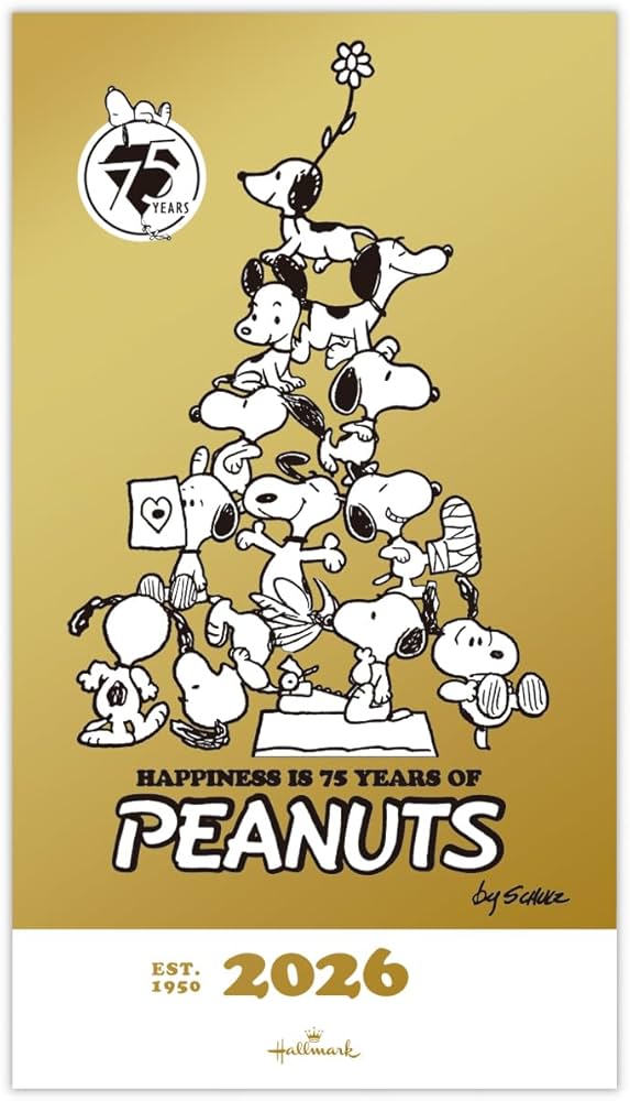 Amazon.co.jp: ホールマーク スヌーピー 手帳 2026年 スリム