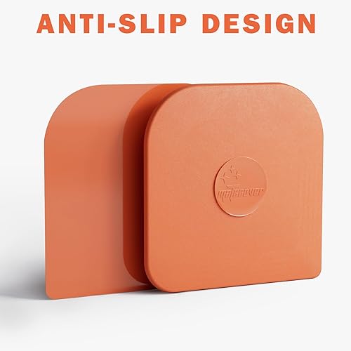 Miniatura 2 de Rascador de cacerola, 5 piezas de plástico raspador de ollas, raspador de ollas antiarañazos para limpieza de hierro fundido, limpieza de ollas y