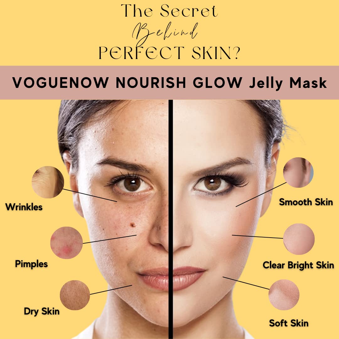 Buy Jelly Face Mask for Facials 24K Gold Hydrating, Brightening