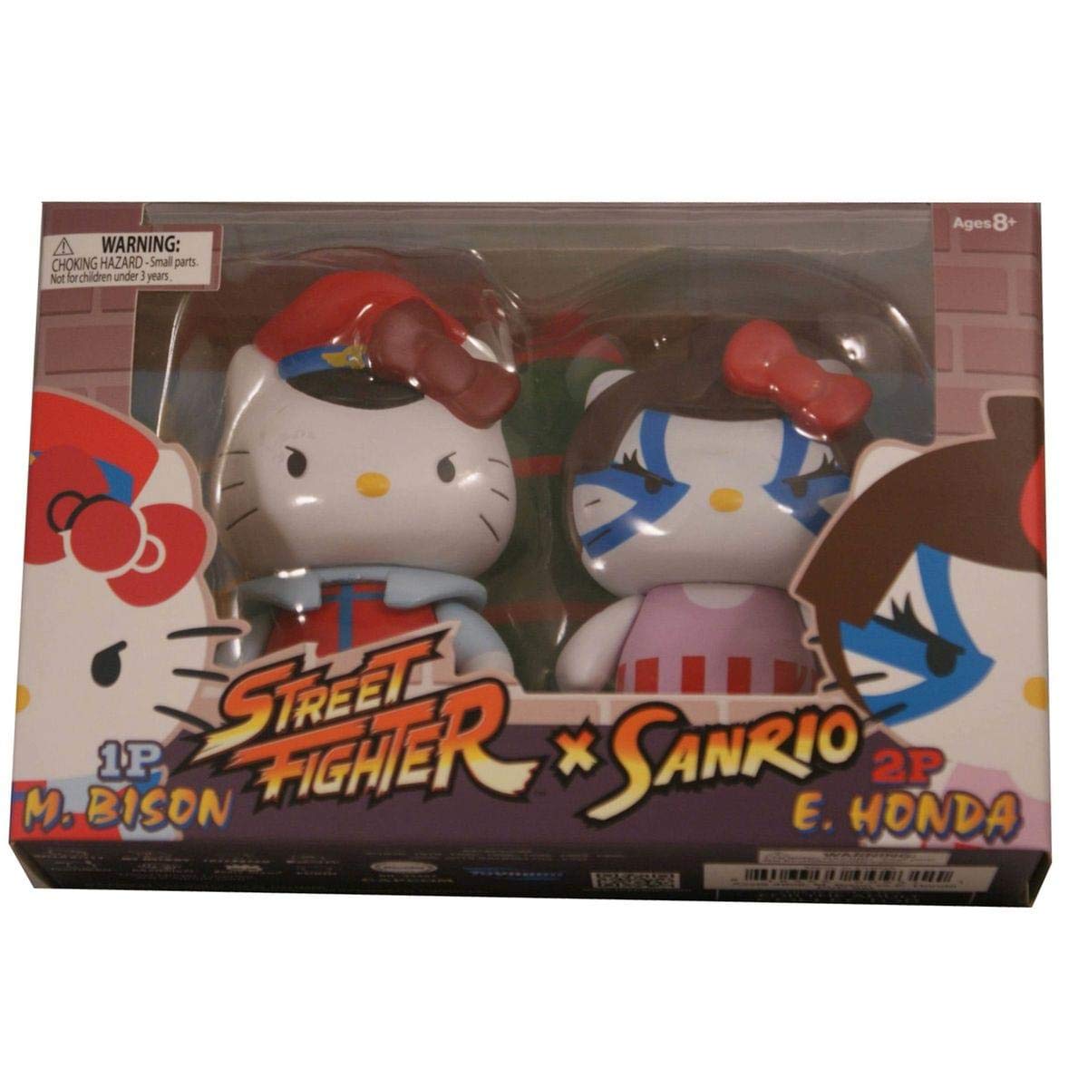 Toynami Hello Kitty M Bison vs E Honda PVC Set