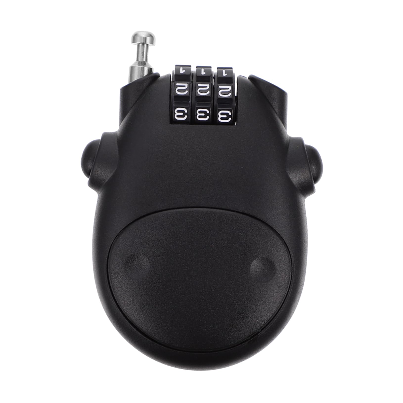 Abaodam 2pcs High Security Password Lock for Bicycles and Motorcycles Telescopic Steel Cable Helmet Lock with Weather Resistance Versatile and Easy to Use for Daily Locking Needs