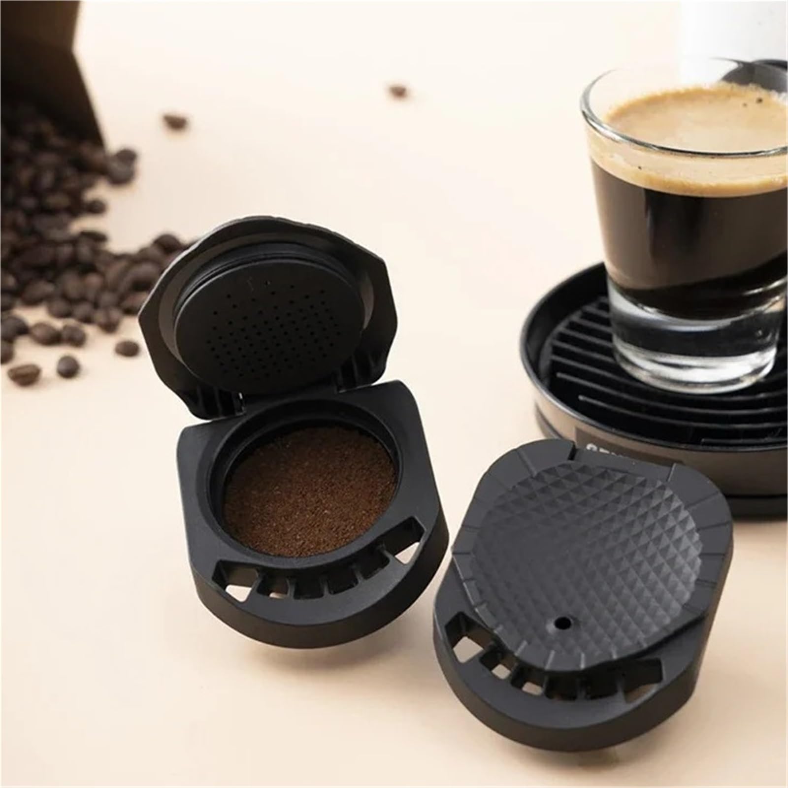 Reu Coffee Cule adapter z konwerterem ekspresu do kawy Dolce Gusto nio S colo XS dla lepszego doświadczenia parzenia