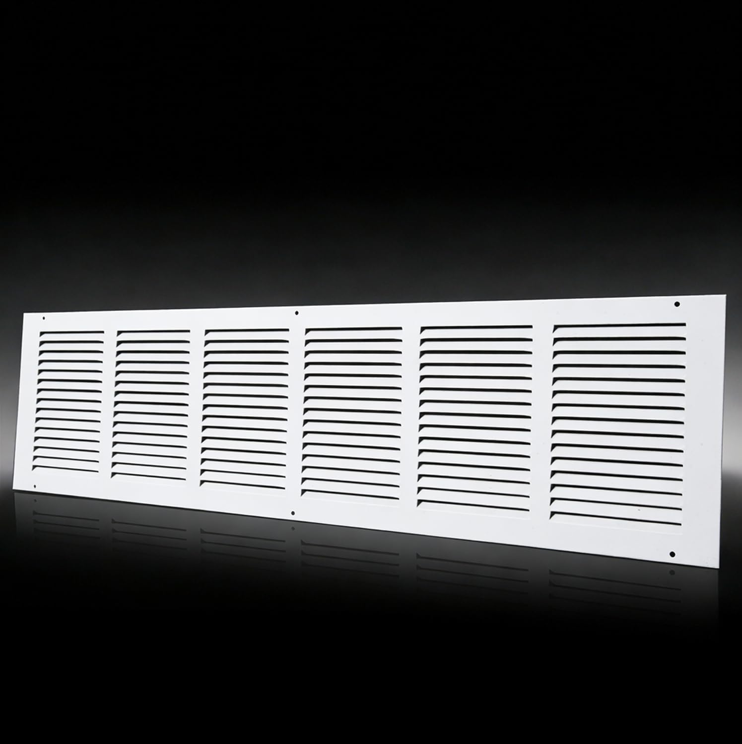 Photo 1 of Steel Return Air Grill,Return Air Vent Cover (Duct Opening) Cold Air Return Vent Cover for Wall or Ceiling (30"W x 8"H Duct Opening)