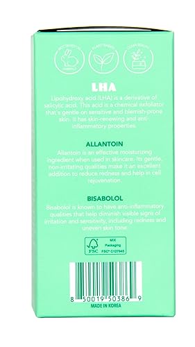 Miniatura 8 de SoloVegan LHA Serum + hidratante  Hidratante, hidratante, cuidado de la piel coreano vegano para pieles sensibles y propensas al acné (suero facial,