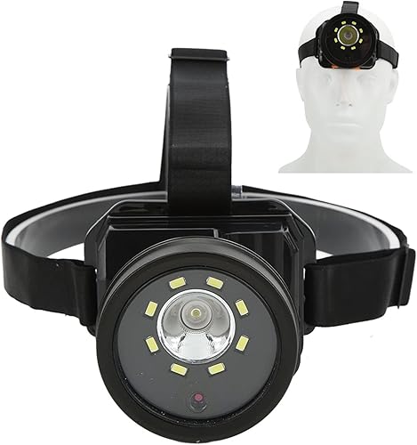 Miniatura 8 de Faro delantero, Cabezas Montadas Cámara de Acción 1080 P HD Videocámara Led Faro impermeable de la vista nocturna para acampar al aire libre Caza,