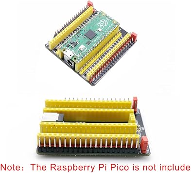 Treedix Compatible with Raspberry Pi PICO Breakout Board IO Shield Development Board Prototype Expansion Board with 2.54mm Pin Header