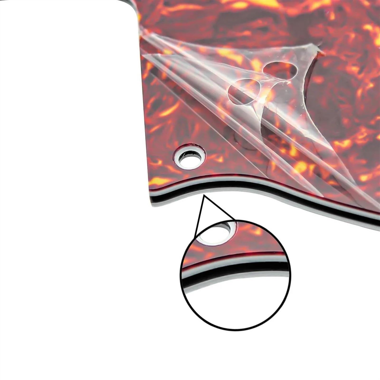 Plaque À Gratter Rouge Pour Guitare TL Pickguard Réédition De Pièces De Guitare Électrique Accessoires De Guitare guitare électrique Pickguard Plaque de Protection