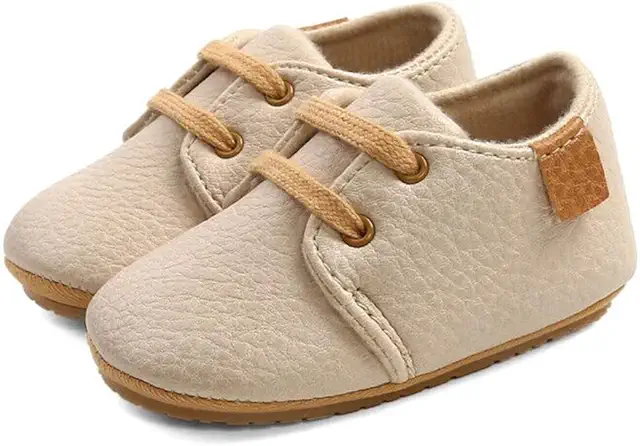 LACOIFA Baby Boys Anti-slip Oxford Sneakers - Eerste Schoentjes Baby