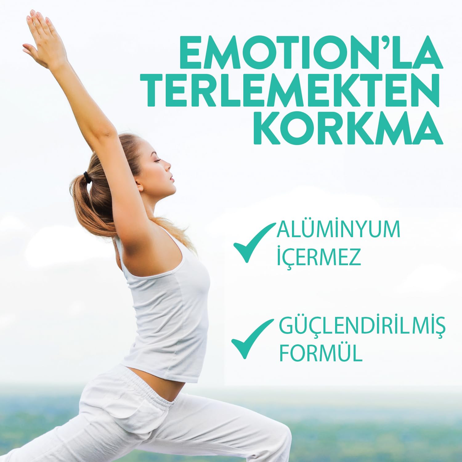 Emotion Aqua Kiss Kadın Vegan Deodorant 3X150 Ml Hızlı Kurur Leke Bırakmaz