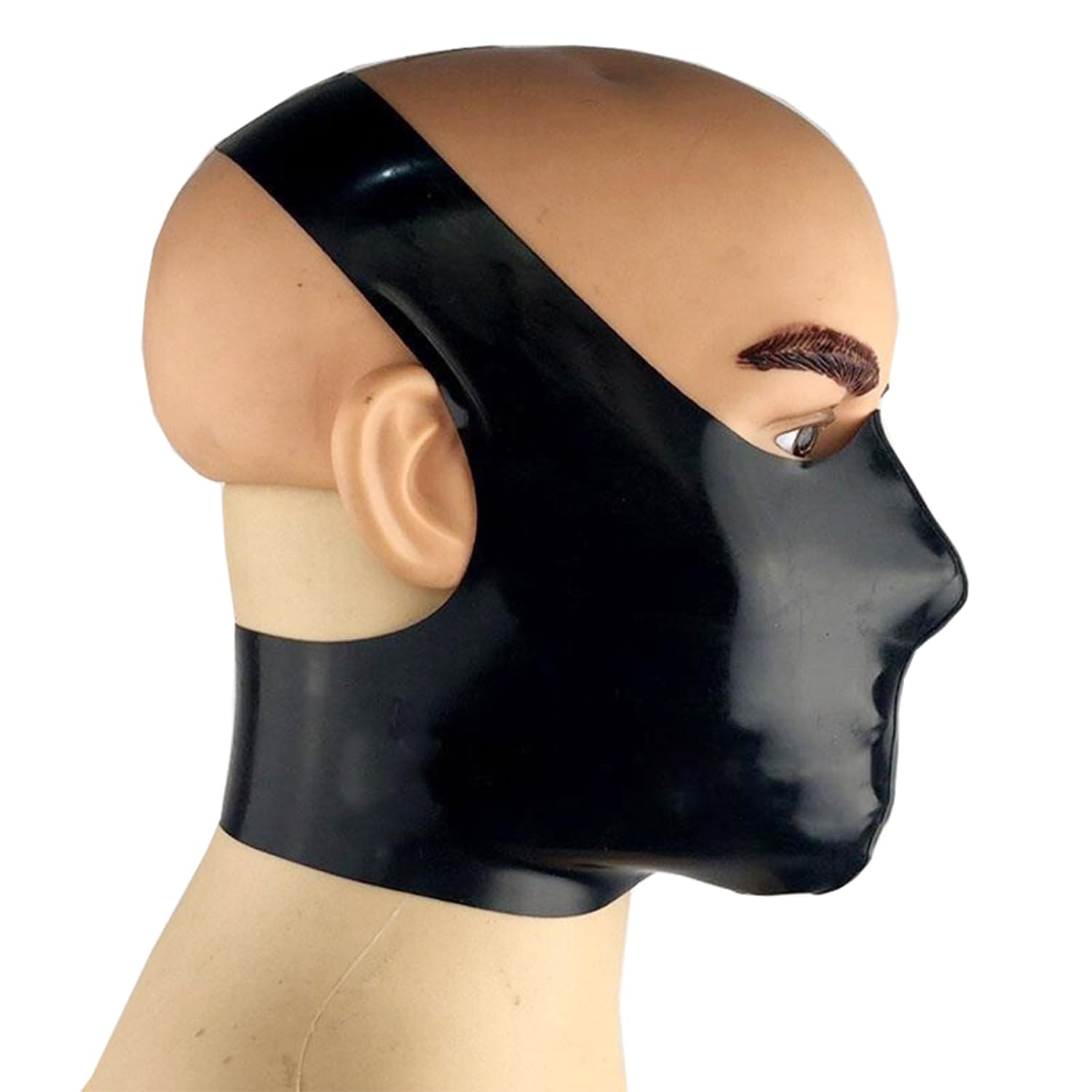 Latex Halb Maske Handgefertigte,Gummi Maske für Geeignet Unisex