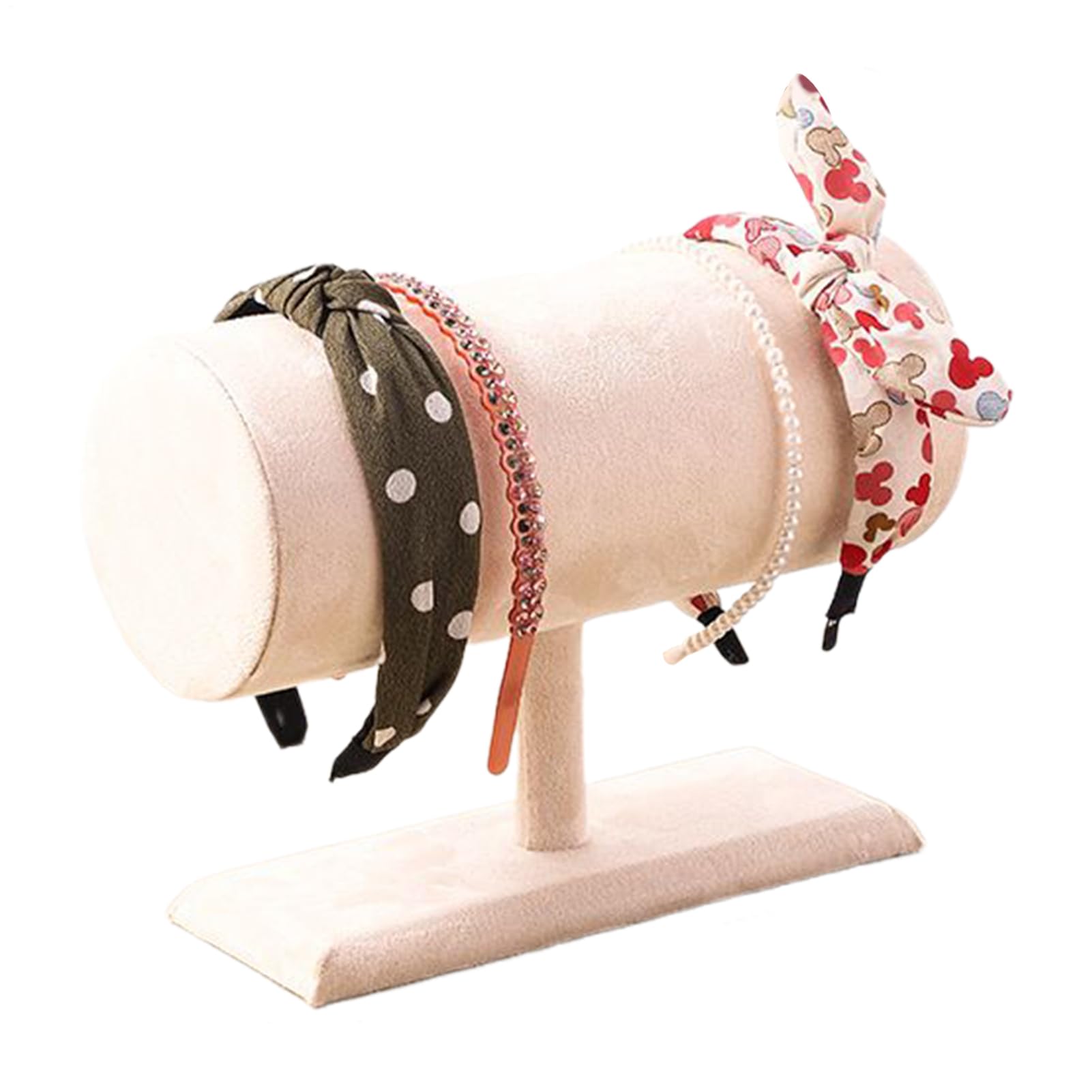 Genérico Portadiademas, Scaffale organizer in velluto - organizer per fasce e porta gioielli da donna - per gioielli, donne, ragazze, organizzazione della casa e decorazione