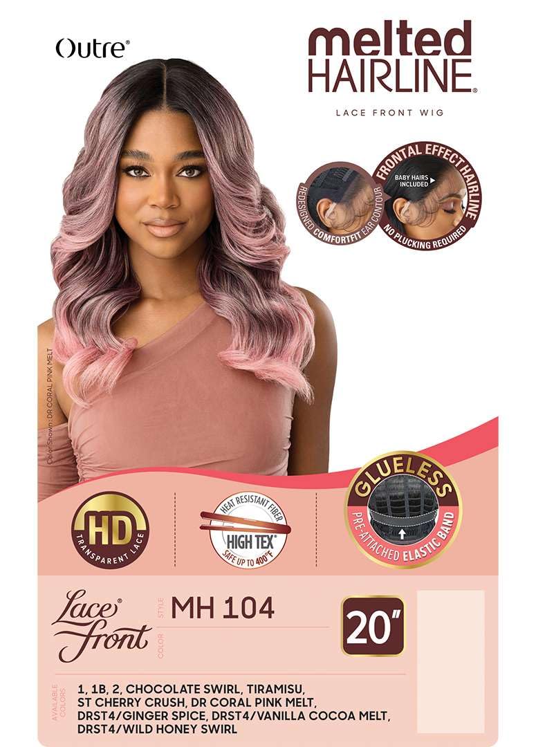 Amazon.com : Outre Lace Front Wig - Melted Hairline - MH 104 (DR