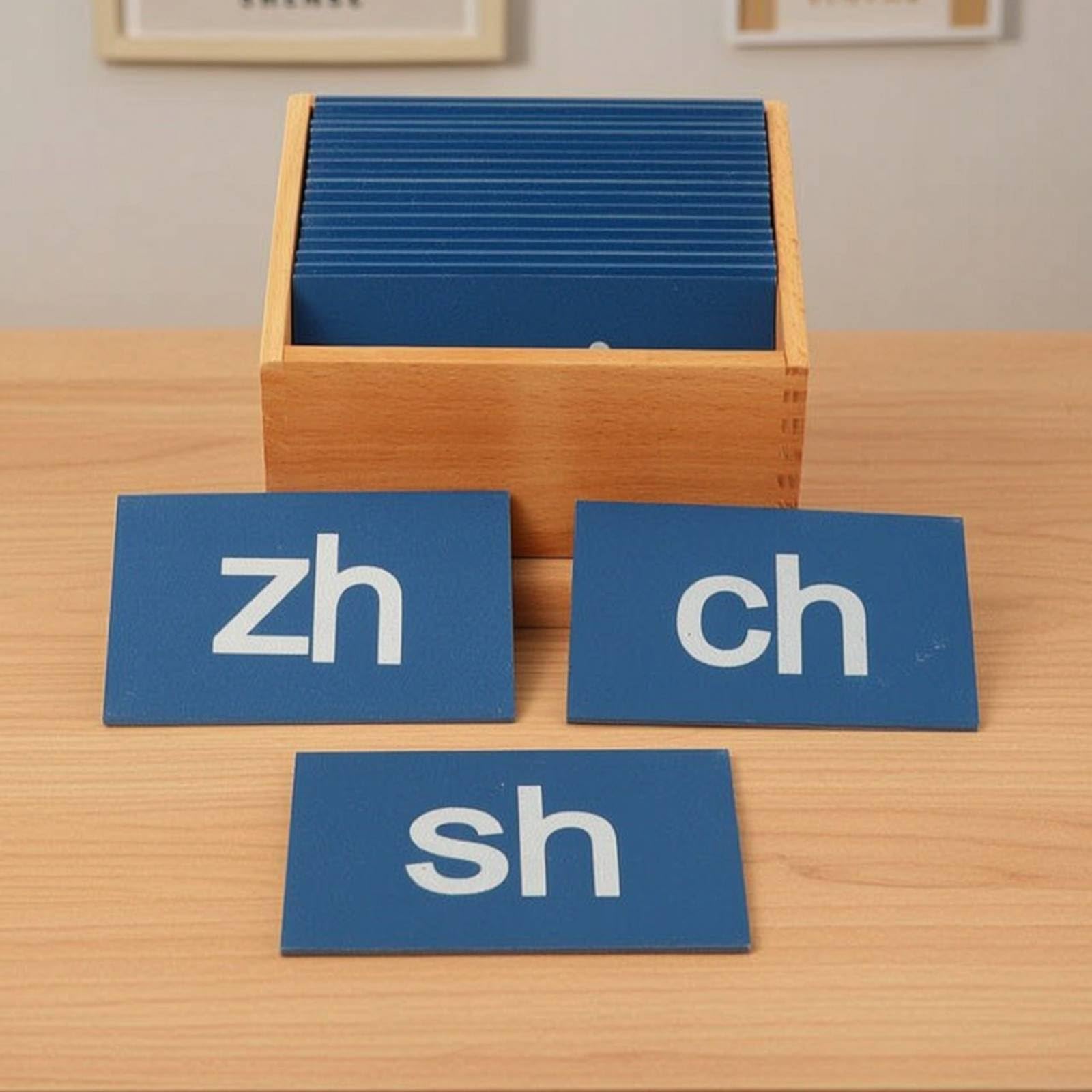 Lettere Smerigliate con Scatola Sensoriale con Lettere Smerigliate Educativo Materiale Didattico per Asilo Nido