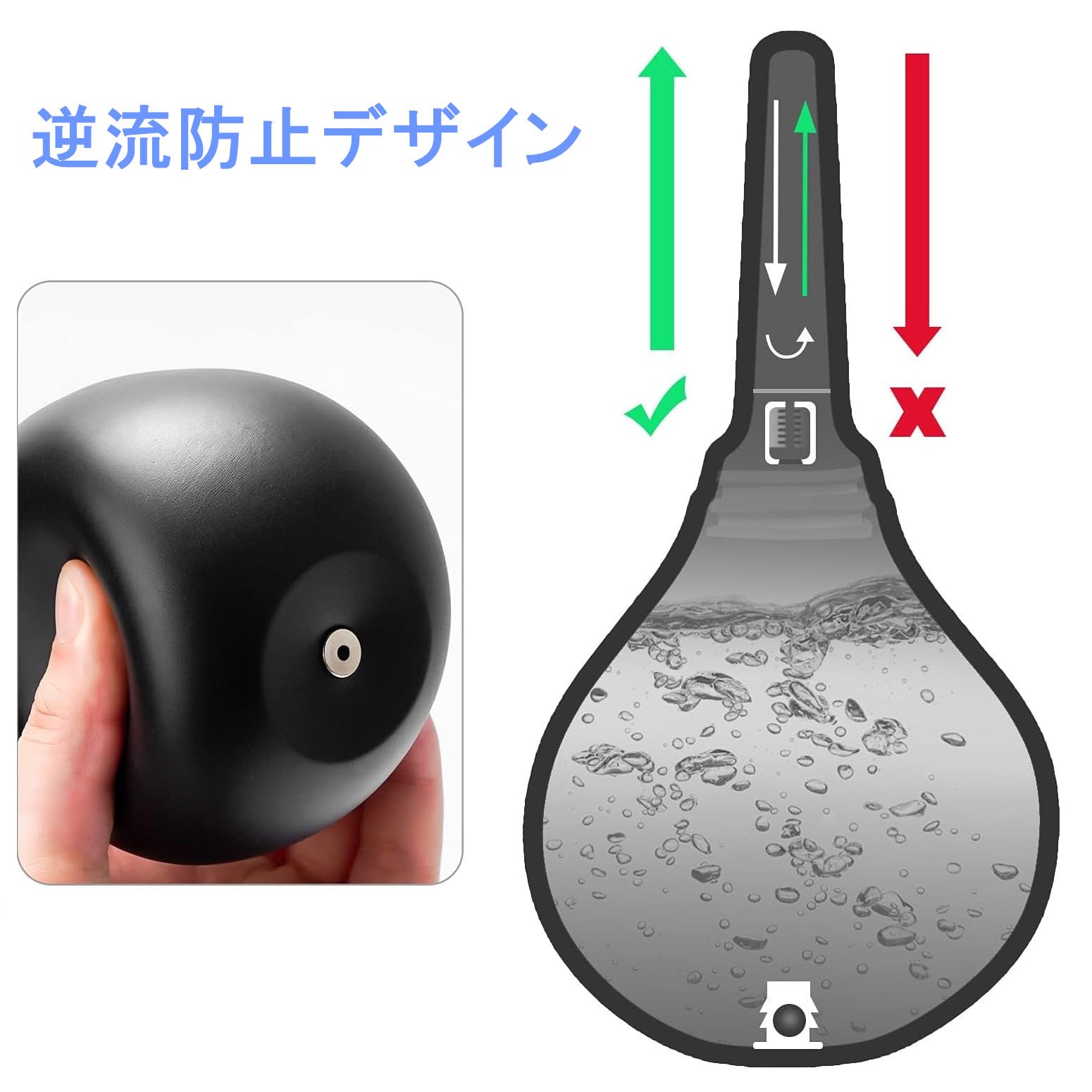 Amazon.co.jp: Ninonly 浣洗器 多目的洗浄器 280ml大容量 逆流防止設計 