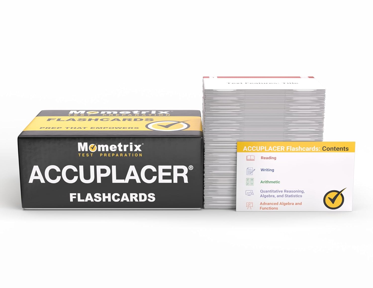 ACCUPLACER Study Cards 2026-2027: ACCUPLACER Test Prep and Practice [Full Color Cards]