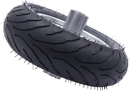 Miniatura 4 de Neumático de rueda trasera 11050-6.5 con rodamientos de 49 cc de 2 tiempos, mini bicicleta de cohete de bolsillo con cubo de neumático tubo negro