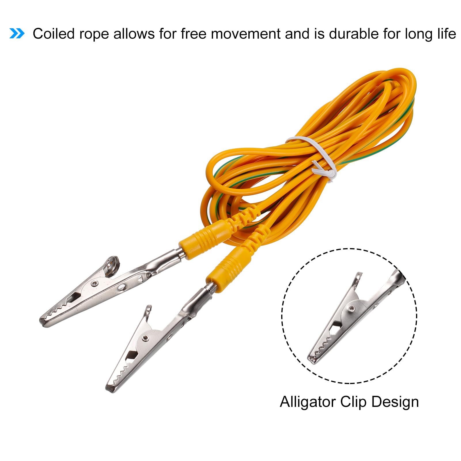 Esd Grounding Straps 8ft ESD Grounding Cable With Alligator Clip ...