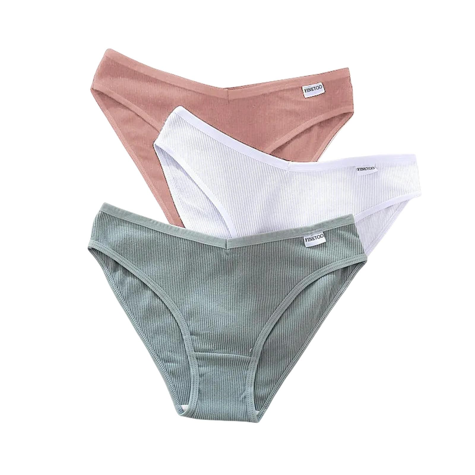 Mutande Donna Cotone Mutandine di Cotone Femminile V Vita Biancheria Intima Plus Size Briefs Ladies Bassa Riduzione delle Mutandine Comode Mutandine Lingerie-Set 17-l