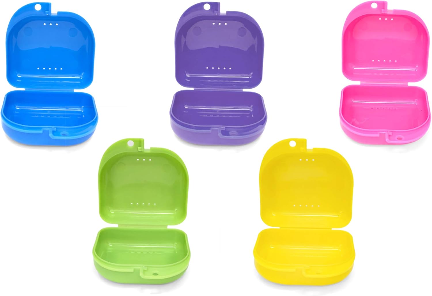 Retainer Case 5pcs Durable Large Retainer Cases with Ventilation