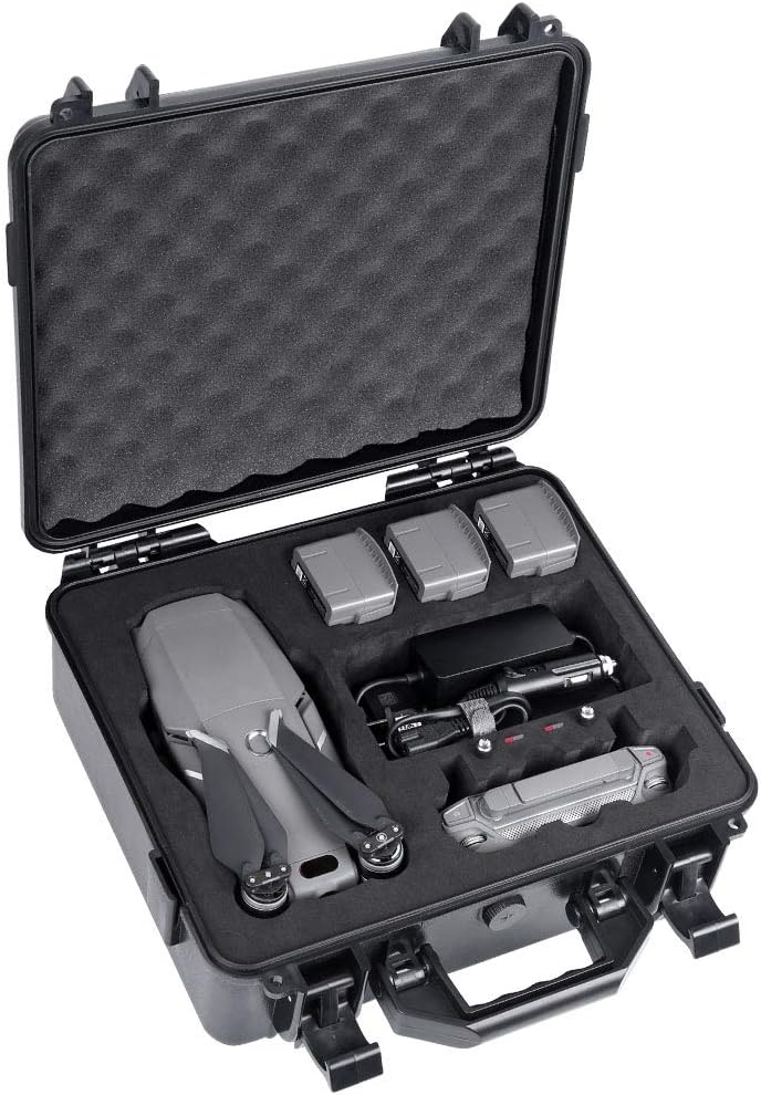 Smatree Hard Carrying Case Compatible for DJI Mavic 2 Pro/Mavic 2 Zoom Fly More Combo（Upgrade Edition） - Waterproof Hard Case for DJI Mavic 2 pro/Zoom Drone and Accessories
