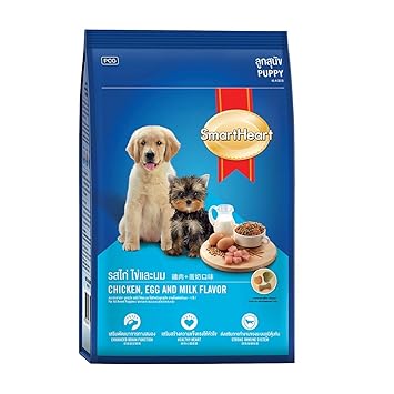 Smart Heart Dry Puppy Food - Chicken, Egg and Milk Flavor 3 KG