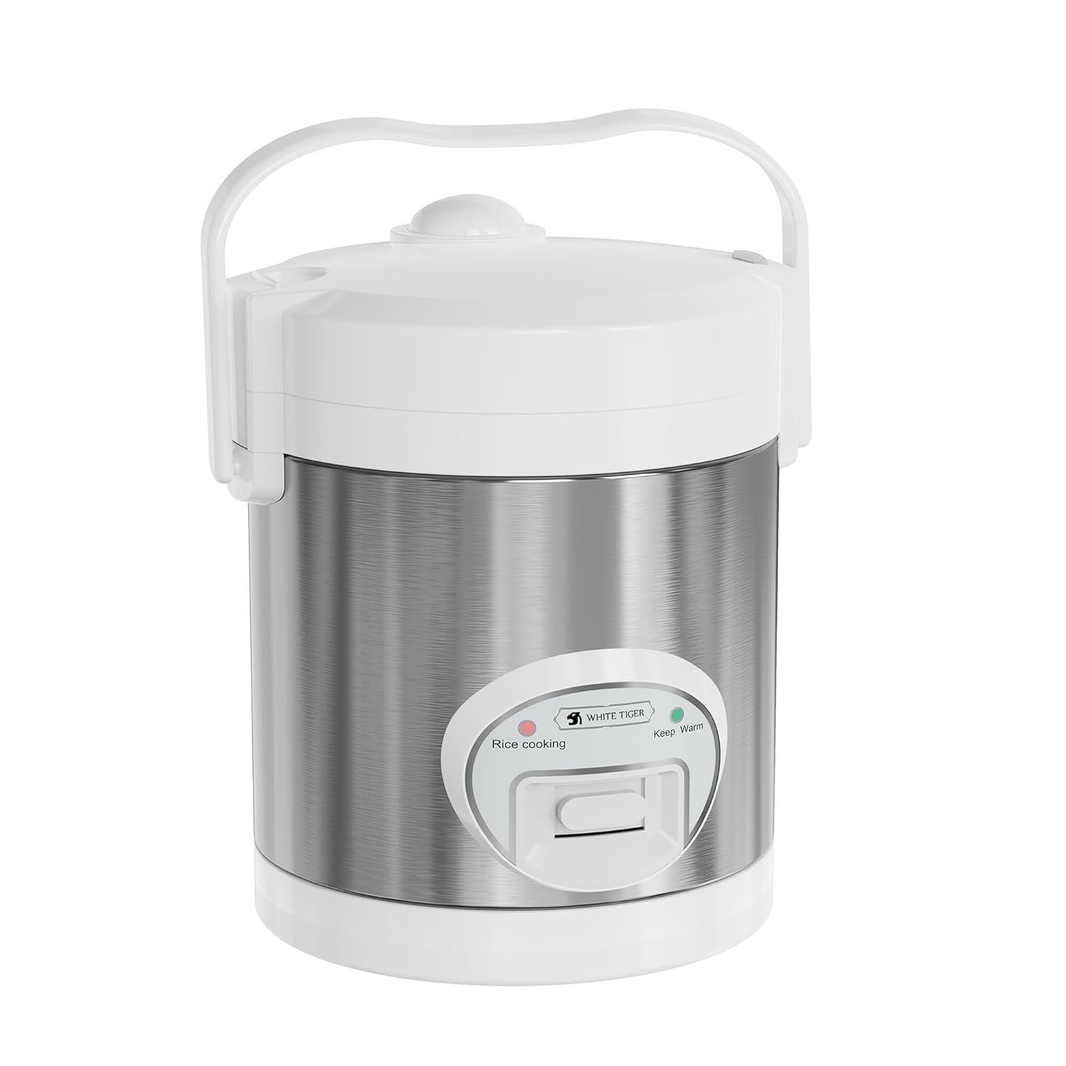 WHITE TIGER 1 5L Mini Rice Cooker for 5 Cups Uncooked 6 Cups Cooked Smart Rice Cookers with