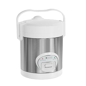WHITE TIGER 1 5L Mini Rice Cooker for 5 Cups Uncooked 6 Cups Cooked Smart Rice Cookers with