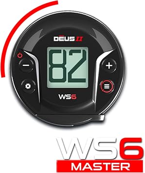 Deus II WS6 Master Metal Detector - 22 FMF Coil (9) with WS6 Module, S-Telescopic stem, English Manual and US Charger (DEUS2-22FMFWS6E) Deus II Power in its Most Agile Form.