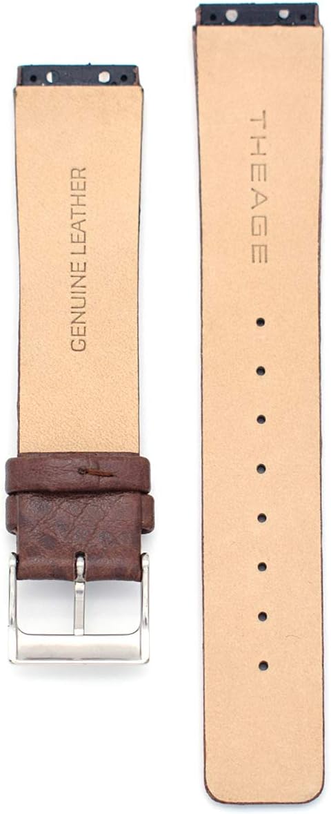 Genuine Leather Watch Strap Replacement for Skagen - 433LGL1, 433LSL1, 433LSLC (brown-1)