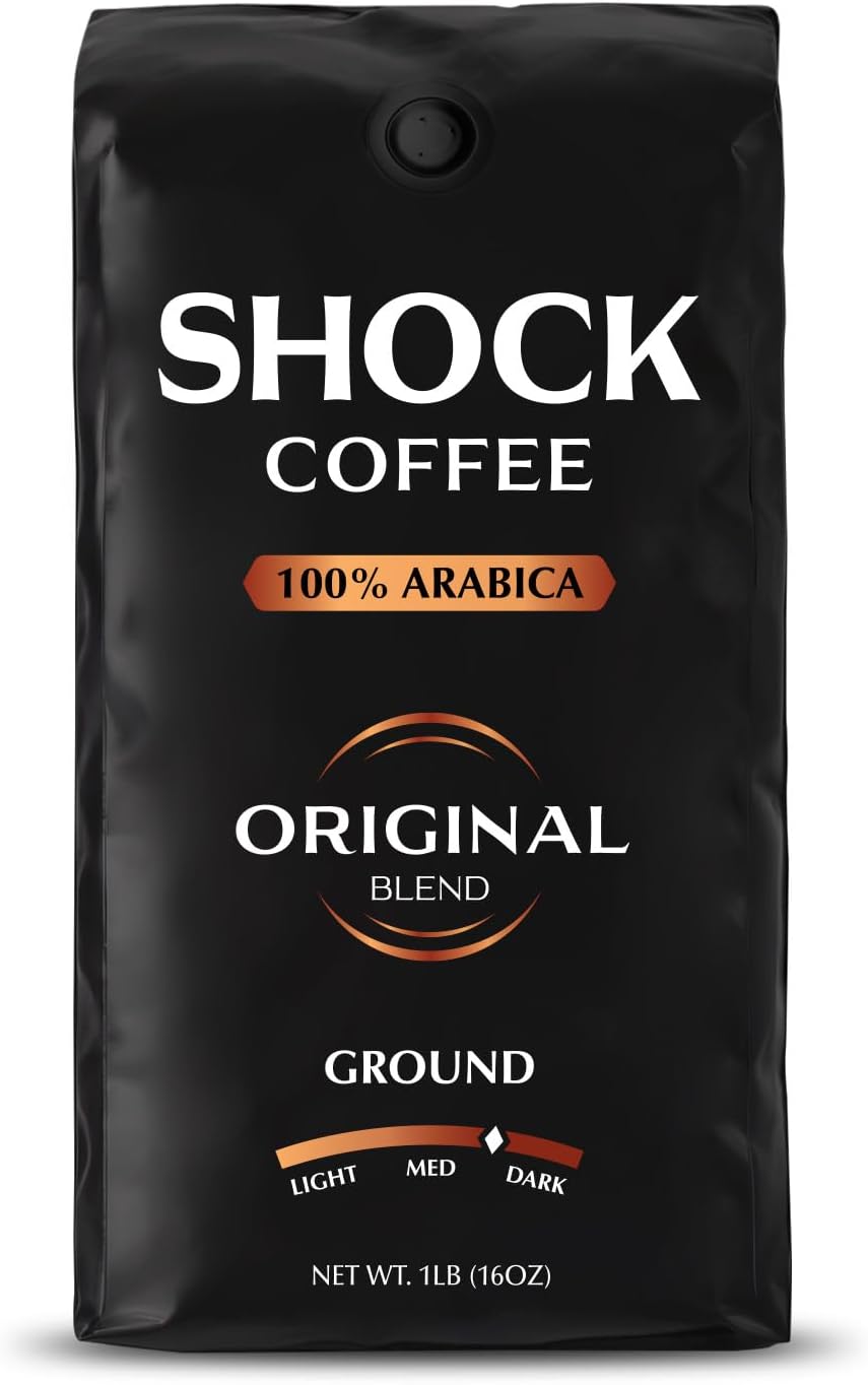 Coffee Ground The Strongest Caffeinated All-Natural Coffee - 1 LB