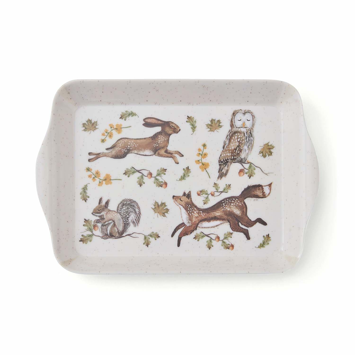 Cooksmart Scatter Tray Forest Fable Melamine Blend Serving Tray