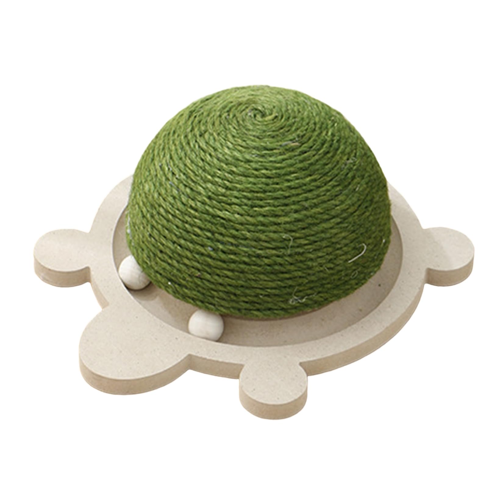 PetPhindU Cat Scratch Post - Round Poached Egg Wear-Resistant Scratching Board with Claw Ball for Indoor Cats