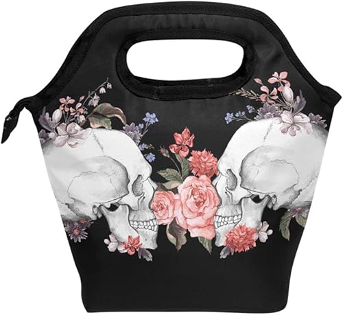 Miniatura 7 de Naanle Bolsa de almuerzo con cremallera aislada con temática de playa oceánica para adultos, adolescentes, hombres y mujeres, loncheras con