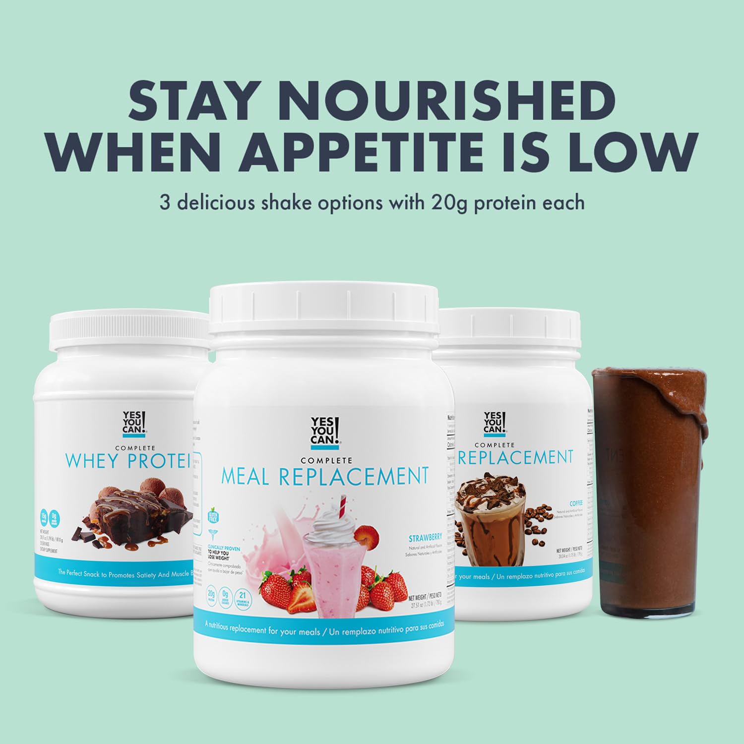 Yes You Can! GLP-1 Nutrition Support Bundle, 7-Piece Stack