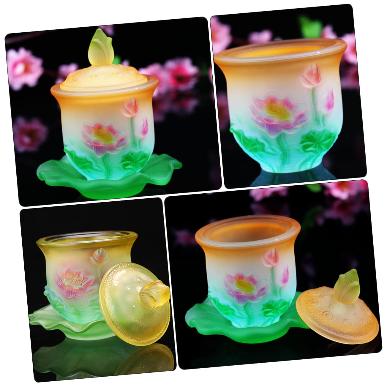 PRETYZOOM 4 Juegos De Copa De Buda Exquisita Copa De Budismo Ofrenda De Agua Tazas Para Beber De Ofrenda Delicada De a Para Altar Sagrada Decorativa Ritual Vasos