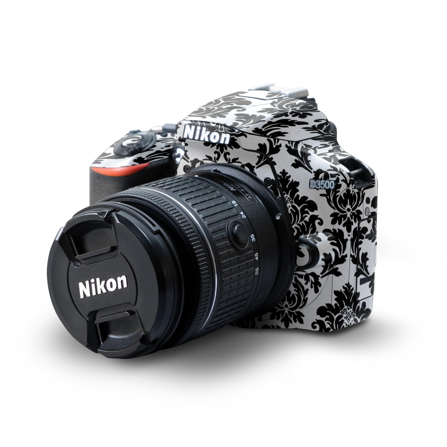 Skin Compatible with Nikon D3500 Camera - Vintage Damask - Premium 3M Vinyl Protective Wrap Decal Cover - Easy to Apply | Crafted in The USA by MightySkins