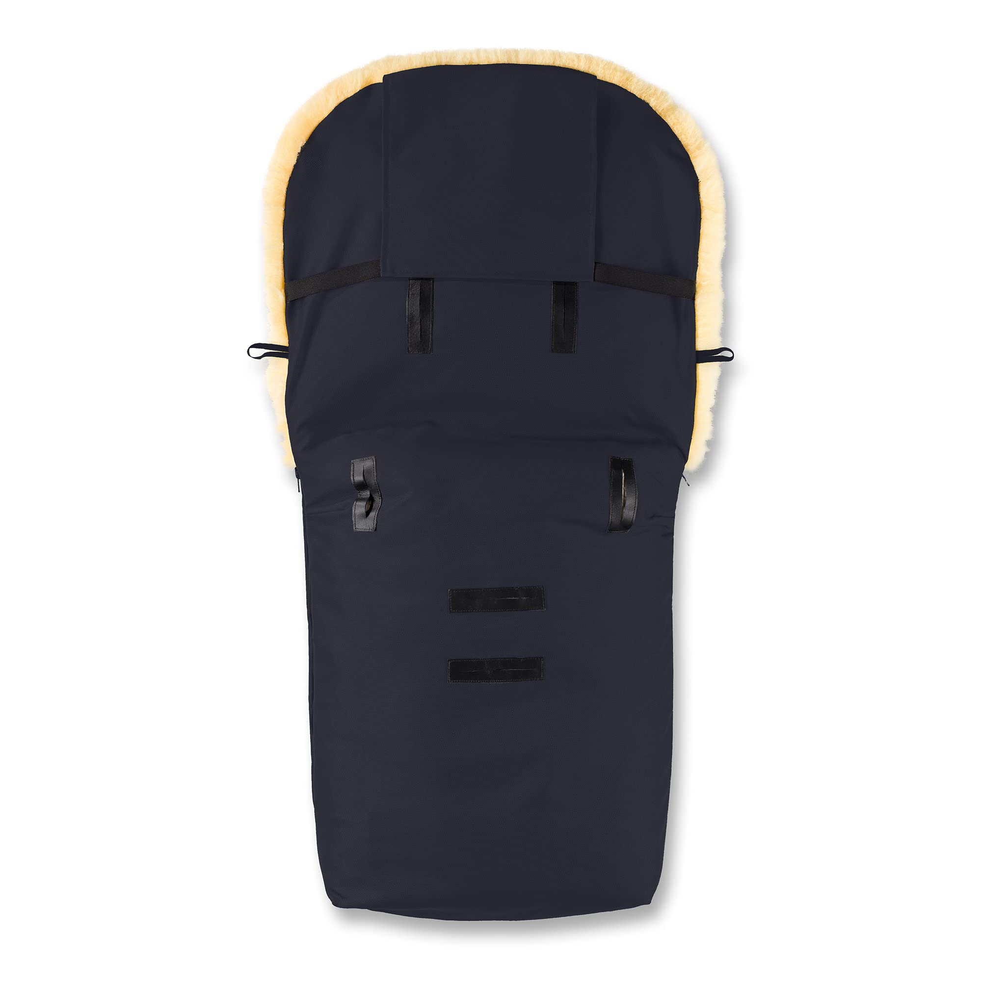 Hofbrucker Sacco termico in pelliccia di agnello Putzi Limited Editioncaldo coprigambe per passeggino, passeggino, borsa per il trasporto, sacco nanna trapuntato, sacco nanna invernale, in vera