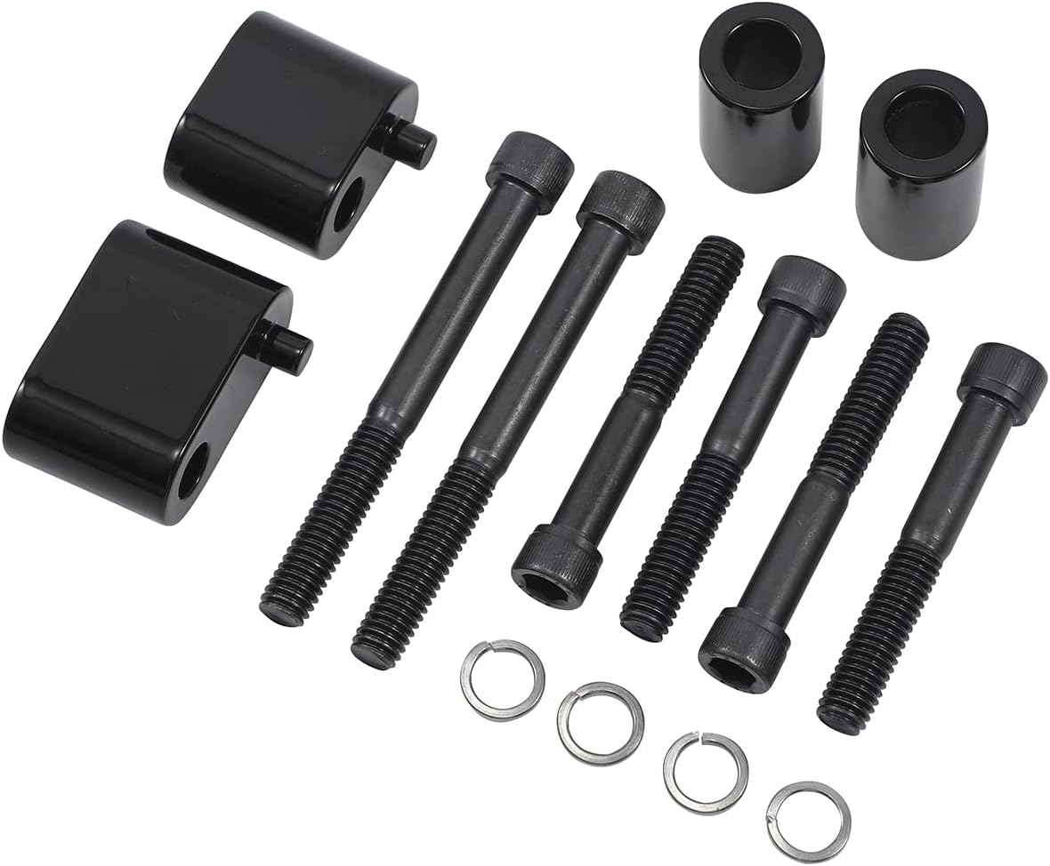 Floorboard Extension Spacer Kit Compatible with Harley Touring FLHT FLHR FLTR FLHX 2009-2018, FL Trikes 2009-2013 (1-1/4'')